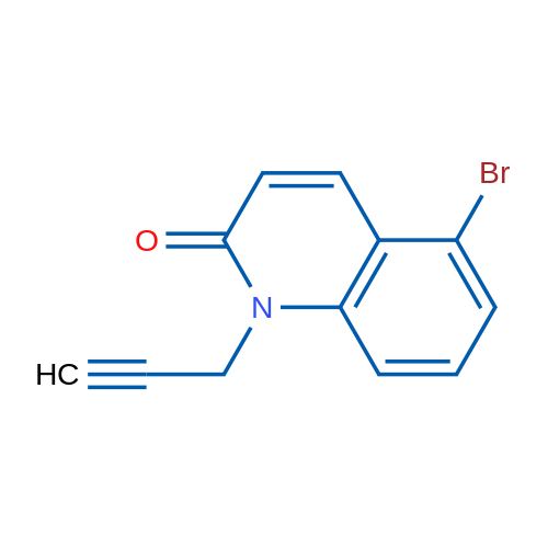 5-Bromo-1-(prop-2-yn-1-yl)quinolin-2(1H)-one 1g