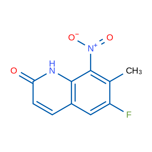 6-Fluoro-7-methyl-8-nitroquinolin-2(1H)-one 1g