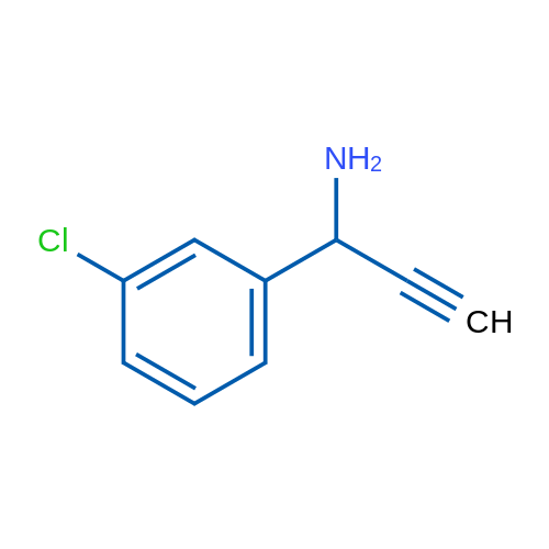 1-(3-Chlorophenyl)prop-2-yn-1-amine 1g