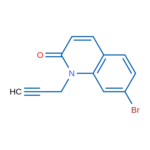 7-Bromo-1-(prop-2-yn-1-yl)quinolin-2(1H)-one 1g