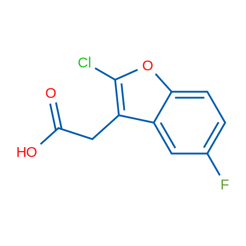 2-(2-Chloro-5-fluorobenzofuran-3-yl)acetic acid 1g
