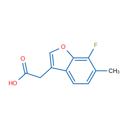 2-(7-Fluoro-6-methylbenzofuran-3-yl)acetic acid 1g