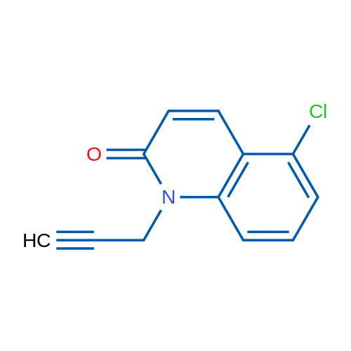 5-Chloro-1-(prop-2-yn-1-yl)quinolin-2(1H)-one 1g