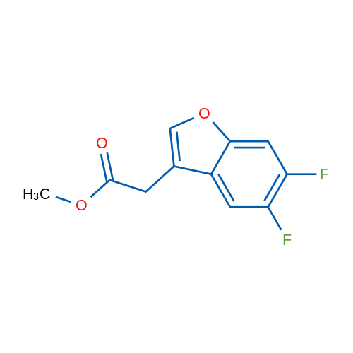 Methyl 2-(5,6-difluorobenzofuran-3-yl)acetate 1g