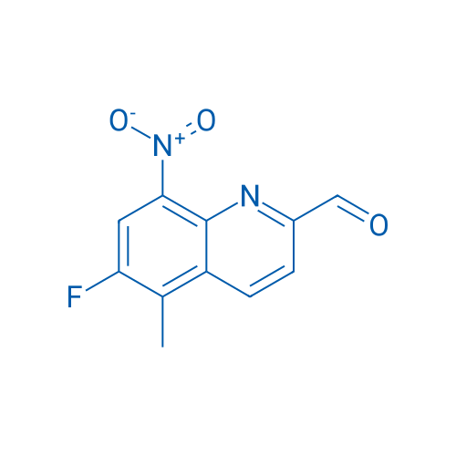 6-Fluoro-5-methyl-8-nitroquinoline-2-carbaldehyde 1g
