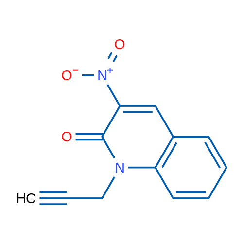 3-Nitro-1-(prop-2-yn-1-yl)quinolin-2(1H)-one 1g