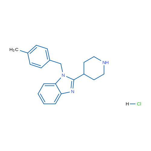 1-(4-Methylbenzyl)-2-(piperidin-4-yl)-1H-benzo[d]imidazole hydrochloride 1g