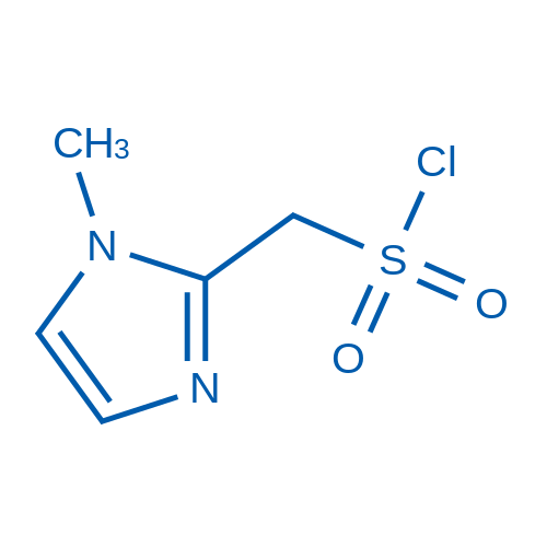 (1-Methyl-1h-imidazol-2-yl)methanesulfonyl chloride 1g