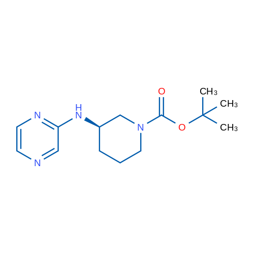 (R)-tert-Butyl 3-(pyrazin-2-ylamino)piperidine-1-carboxylate 1g