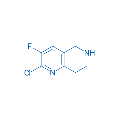 2-CHLORO-3-FLUORO-5,6,7,8-TETRAHYDRO-1,6-NAPHTHYRIDINE 250mg