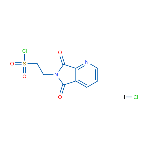 2-(5,7-Dioxo-5,7-dihydro-pyrrolo[3,4-b]pyridin-6-yl)-ethanesulfonyl chloride hydrochloride 1g