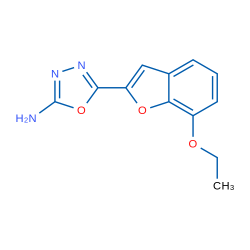 5-(7-ethoxybenzofuran-2-yl)-1,3,4-oxadiazol-2-amine 10g