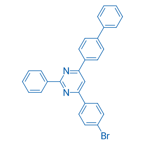 4-([1,1'-Biphenyl]-4-yl)-6-(4-bromophenyl)-2-phenylpyrimidine 5g