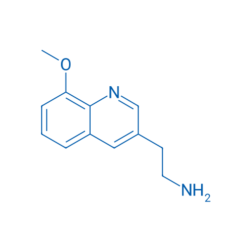 2-(8-methoxyquinolin-3-yl)ethan-1-amine 100mg
