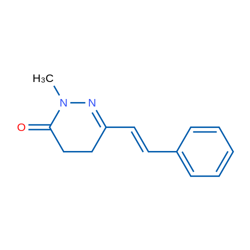 2-Methyl-6-[(E)-2-phenylethenyl]-2,3,4,5-tetrahydropyridazin-3-one 1g