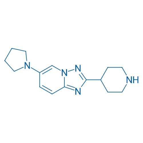 2-(Piperidin-4-yl)-6-(pyrrolidin-1-yl)-[1,2,4]triazolo[1,5-a]pyridine 50mg