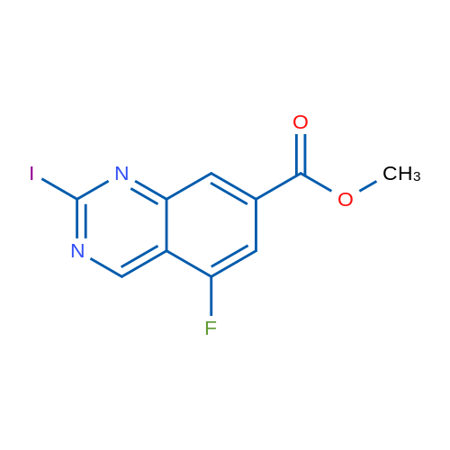 Methyl 5-fluoro-2-iodoquinazoline-7-carboxylate 1g