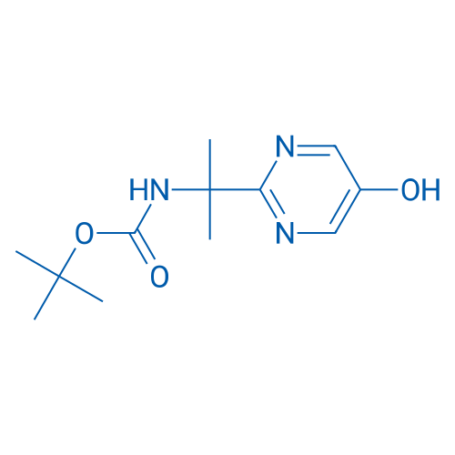 tert-Butyl (2-(5-hydroxypyrimidin-2-yl)propan-2-yl)carbamate 250mg