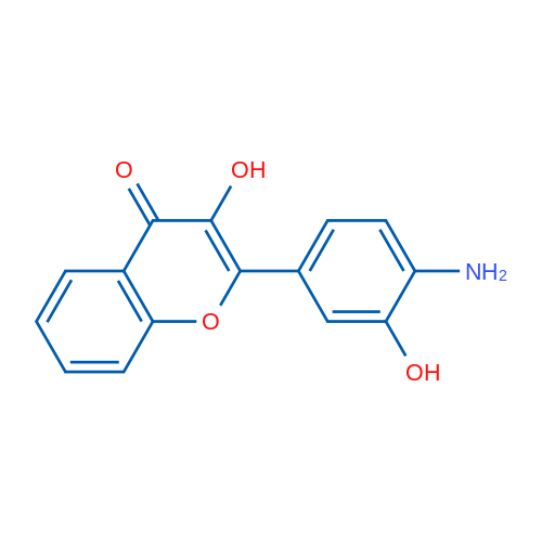 2-(4-Amino-3-hydroxyphenyl)-3-hydroxy-4H-chromen-4-one 1g