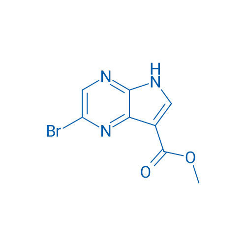 Methyl 2-bromo-5H-pyrrolo[2,3-b]pyrazine-7-carboxylate 1g