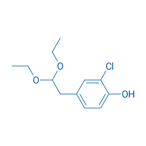 2-Chloro-4-(2,2-diethoxyethyl)phenol 1g