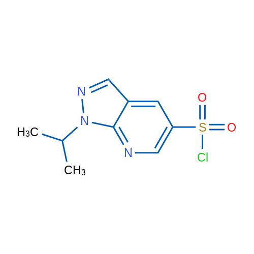 1-(Propan-2-yl)-1H-pyrazolo[3,4-b]pyridine-5-sulfonyl chloride 1g