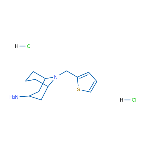9-(Thiophen-2-ylmethyl)-9-azabicyclo[3.3.1]nonan-3-amine dihydrochloride 1g