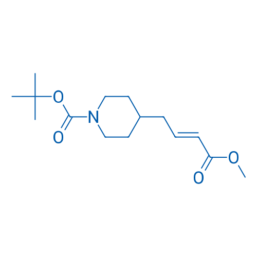 tert-Butyl 4-(4-methoxy-4-oxobut-2-en-1-yl)piperidine-1-carboxylate 100mg