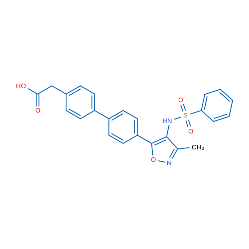 2-(4'-(3-Methyl-4-(phenylsulfonamido)isoxazol-5-yl)-[1,1'-biphenyl]-4-yl)acetic acid 250mg