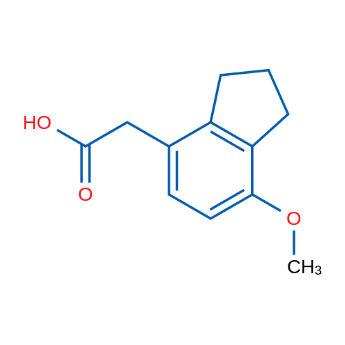 2-(7-Methoxy-2,3-dihydro-1H-inden-4-yl)acetic acid 250mg