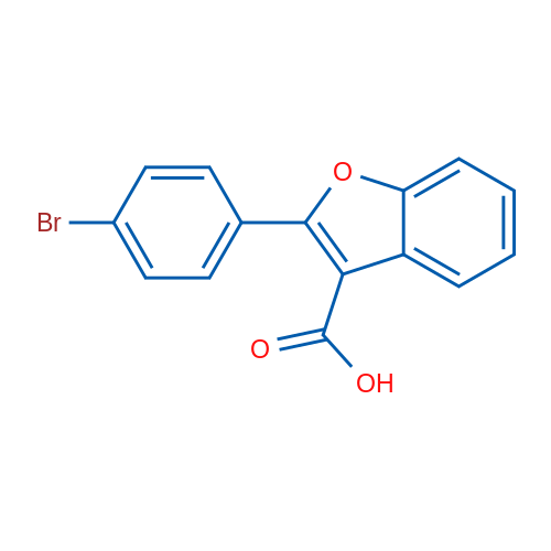 2-(4-Bromophenyl)benzofuran-3-carboxylic acid 1g