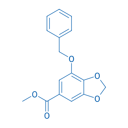 Methyl 7-(benzyloxy)benzo[d][1,3]dioxole-5-carboxylate 100mg