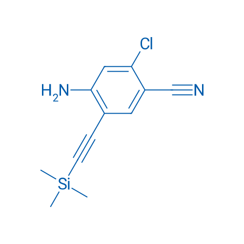 4-Amino-2-chloro-5-[(trimethylsilyl)ethynyl]benzonitrile 5g