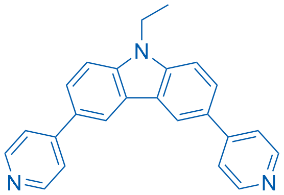 9-Ethyl-3,6-di(pyridin-4-yl)-9H-carbazole 250mg