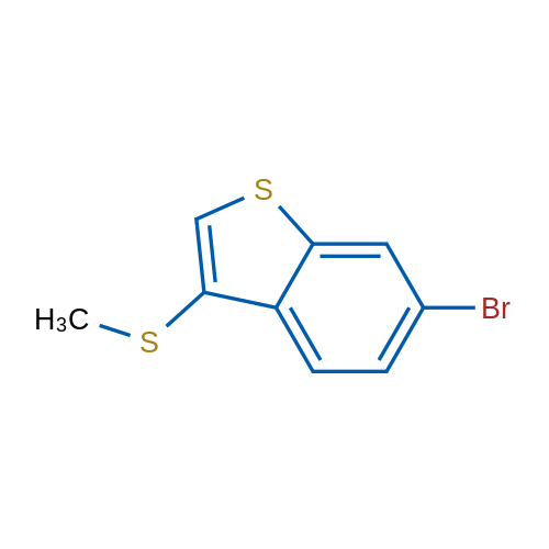 6-Bromo-3-(methylthio)benzo[b]thiophene 1g