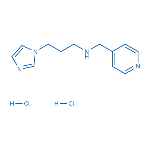 [3-(1H-Imidazol-1-yl)propyl](4-pyridinylmethyl)amine dihydrochloride 1g