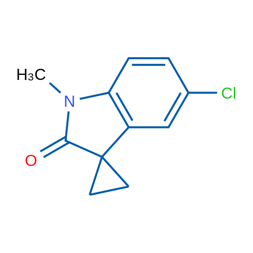 5'-Chloro-1'-methylspiro[cyclopropane-1,3'-indolin]-2'-one 1g