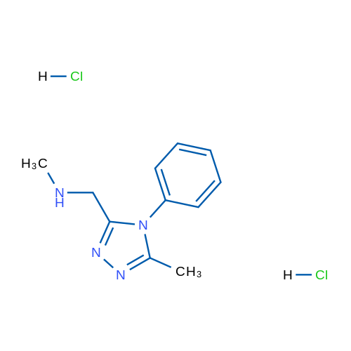 N-methyl-1-(5-methyl-4-phenyl-4H-1,2,4-triazol-3-yl)methanamine dihydrochloride 1g