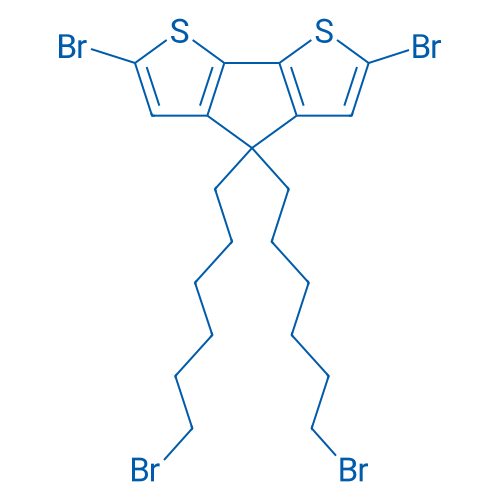 2,6-Dibromo-4,4-bis(6-bromohexyl)-4H-cyclopenta[1,2-b:5,4-b']dithiophene 1g