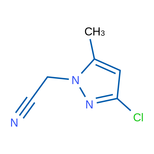 2-(3-Chloro-5-methyl-1H-pyrazol-1-yl)acetonitrile 1g