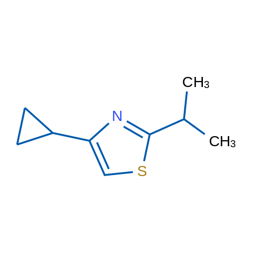4-Cyclopropyl-2-isopropylthiazole 1g