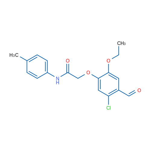2-(5-Chloro-2-ethoxy-4-formylphenoxy)-N-(p-tolyl)acetamide 5g