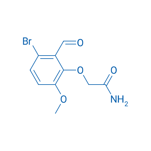 2-(3-Bromo-2-formyl-6-methoxyphenoxy)acetamide 5g