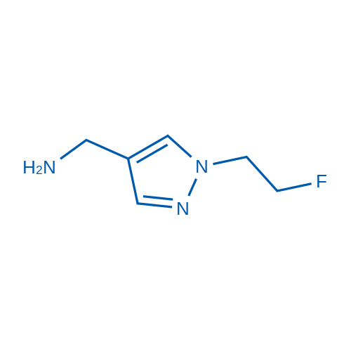 (1-(2-Fluoroethyl)-1H-pyrazol-4-yl)methanamine 250mg