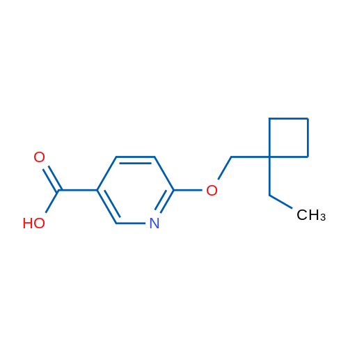 6-((1-Ethylcyclobutyl)methoxy)nicotinic acid 1g