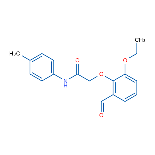 2-(2-Ethoxy-6-formylphenoxy)-N-(p-tolyl)acetamide 5g
