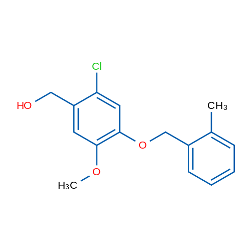 (2-Chloro-5-methoxy-4-((2-methylbenzyl)oxy)phenyl)methanol 1g