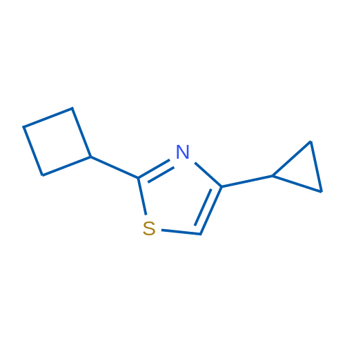 2-Cyclobutyl-4-cyclopropylthiazole 1g