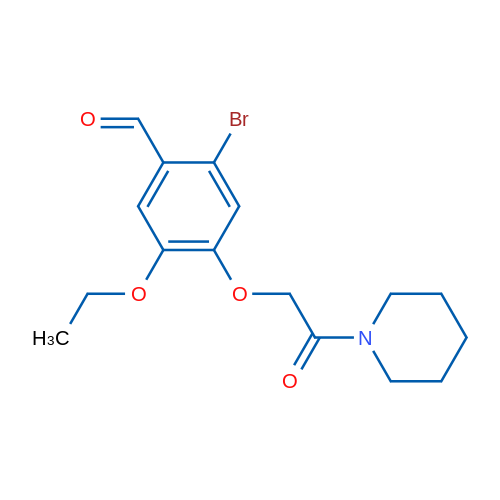 2-Bromo-5-ethoxy-4-(2-oxo-2-(piperidin-1-yl)ethoxy)benzaldehyde 5g