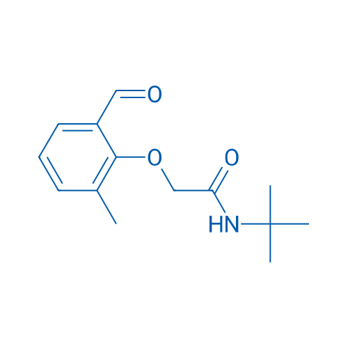 N-(tert-Butyl)-2-(2-formyl-6-methylphenoxy)acetamide 1g